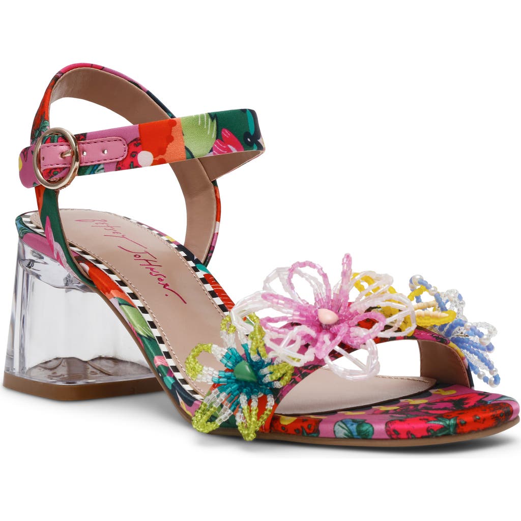 Betsey Johnson Cinthia Sandal in Berry  product