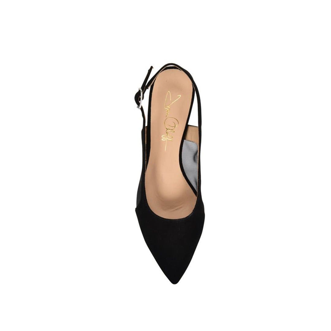 Dance Leather Slingback Pump, Alternate, color, Black