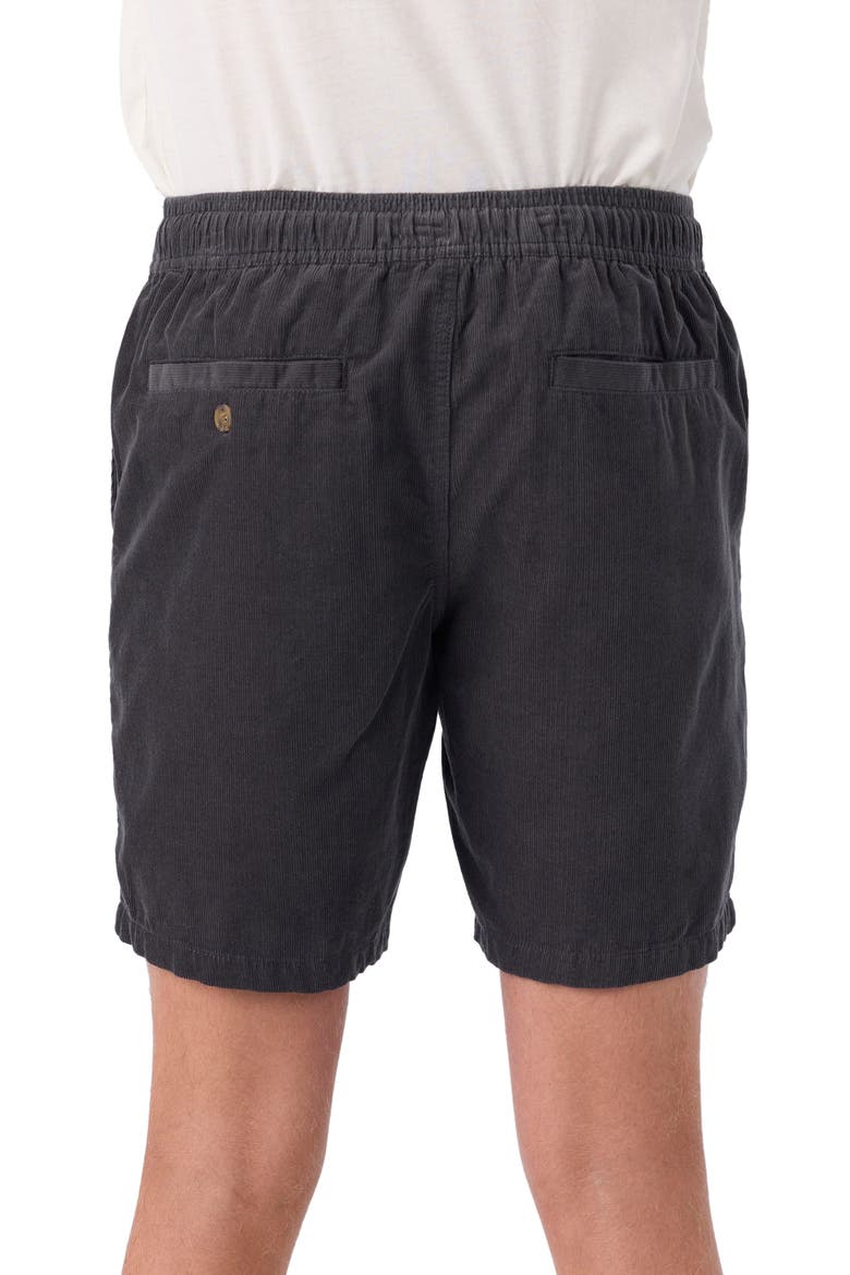 Stretch Corduroy Drawstring Shorts, Alternate, color, GRAPHITE