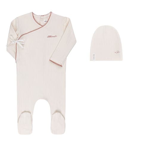 Ely's & Co. Cotton Little One Collection In Ivory/pink