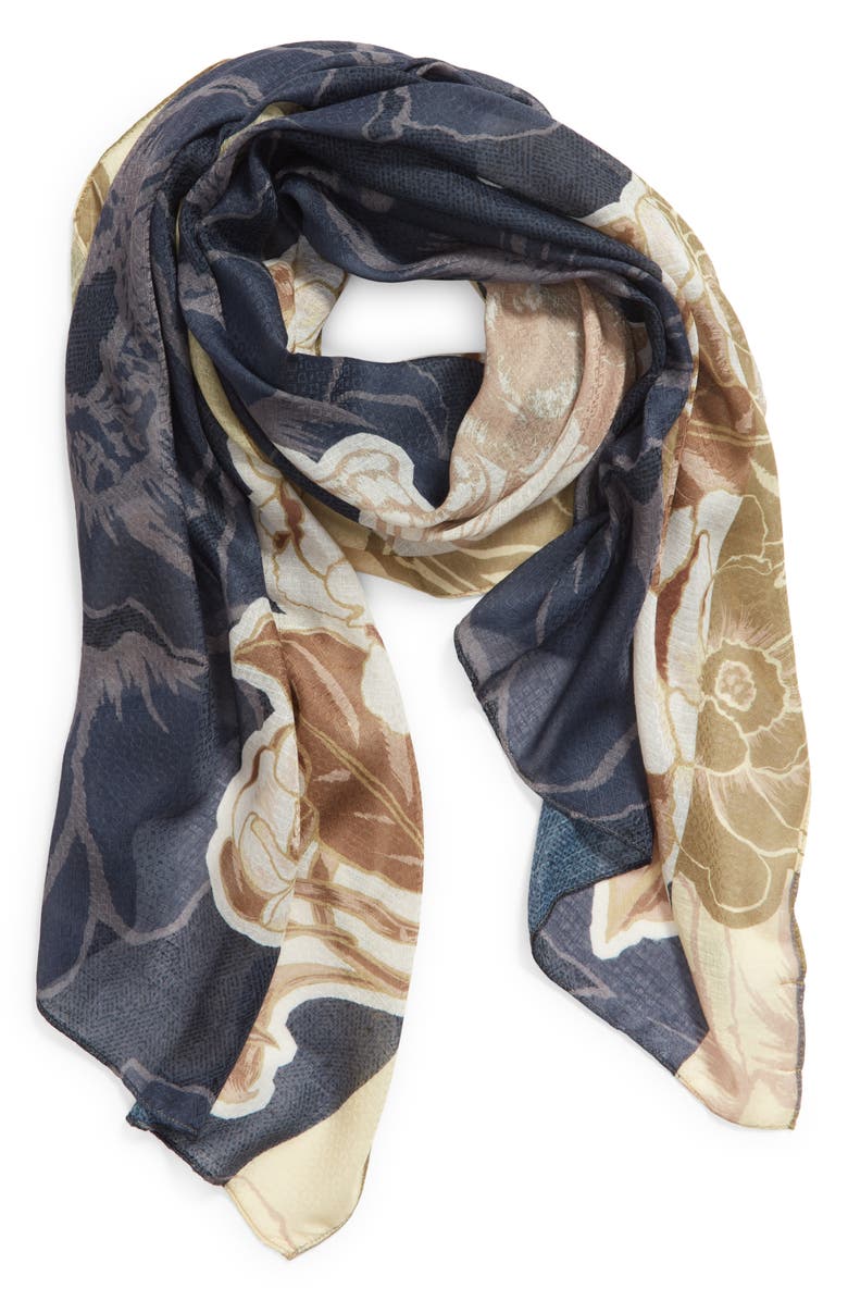 Treasure & Bond Print Scarf, Alternate, color, 