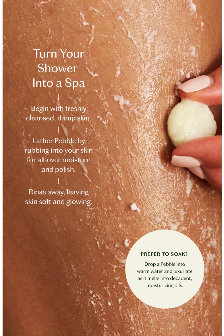 Breathe Pebble - Deep Moisturizing Solid Bath & Shower Oil, Alternate, color, NO COLOR