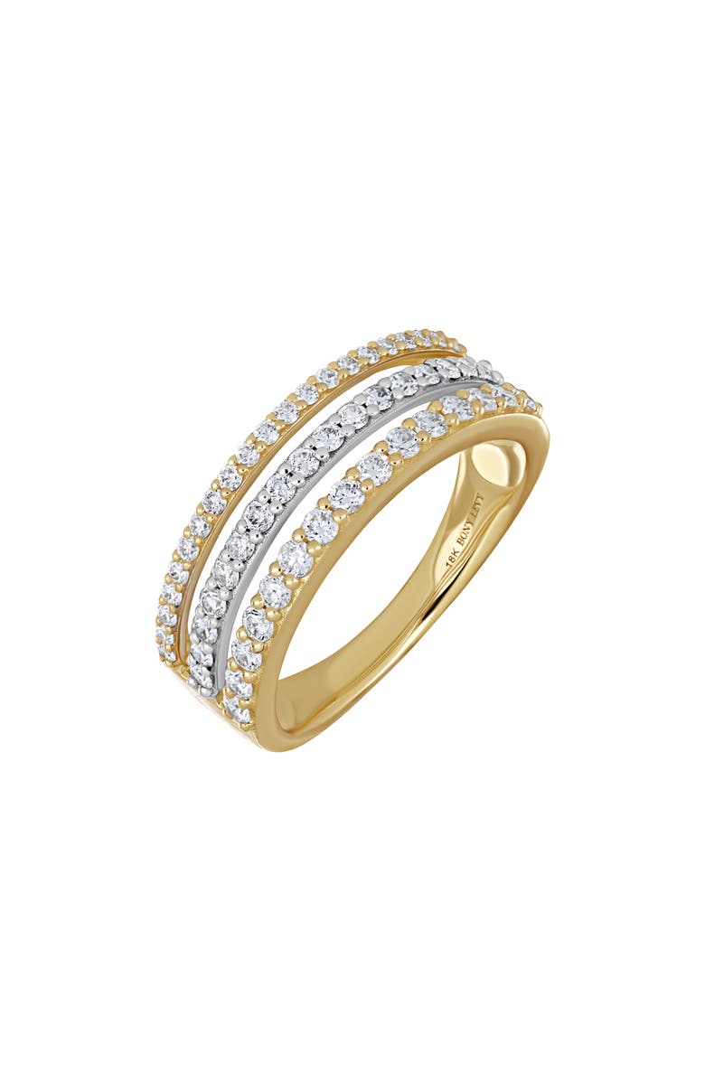 Bony Levy Kiera Diamond Stackable Band Ring, Main, color, 18K White Yellow Gold