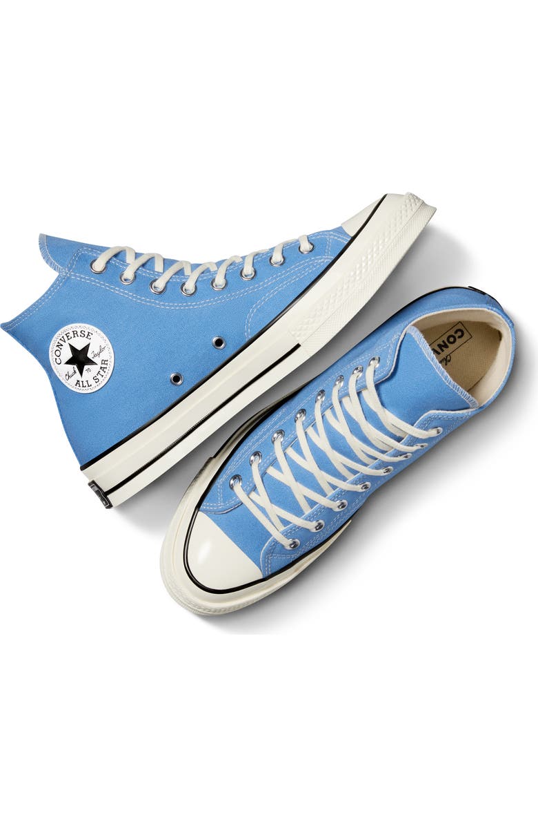 Converse Chuck Taylor<sup>®</sup> All Star<sup>®</sup> 70 High Top Sneaker, Alternate, color, Open Sky/ Egret/ Black