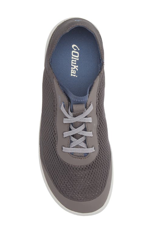 Olukai Nohea Moku Shoes In Charcoal Clay In Blue