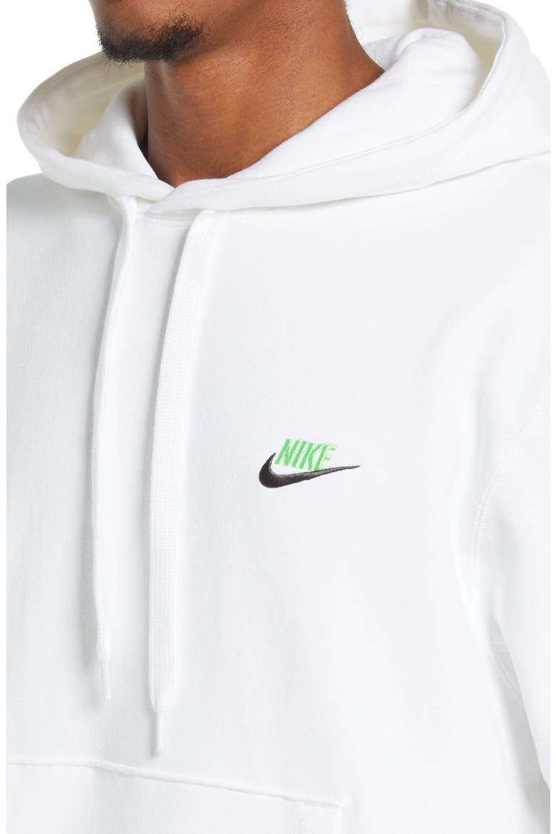 Sportswear Oversize Hooded Sweatshirt, Alternate, color, WHITE