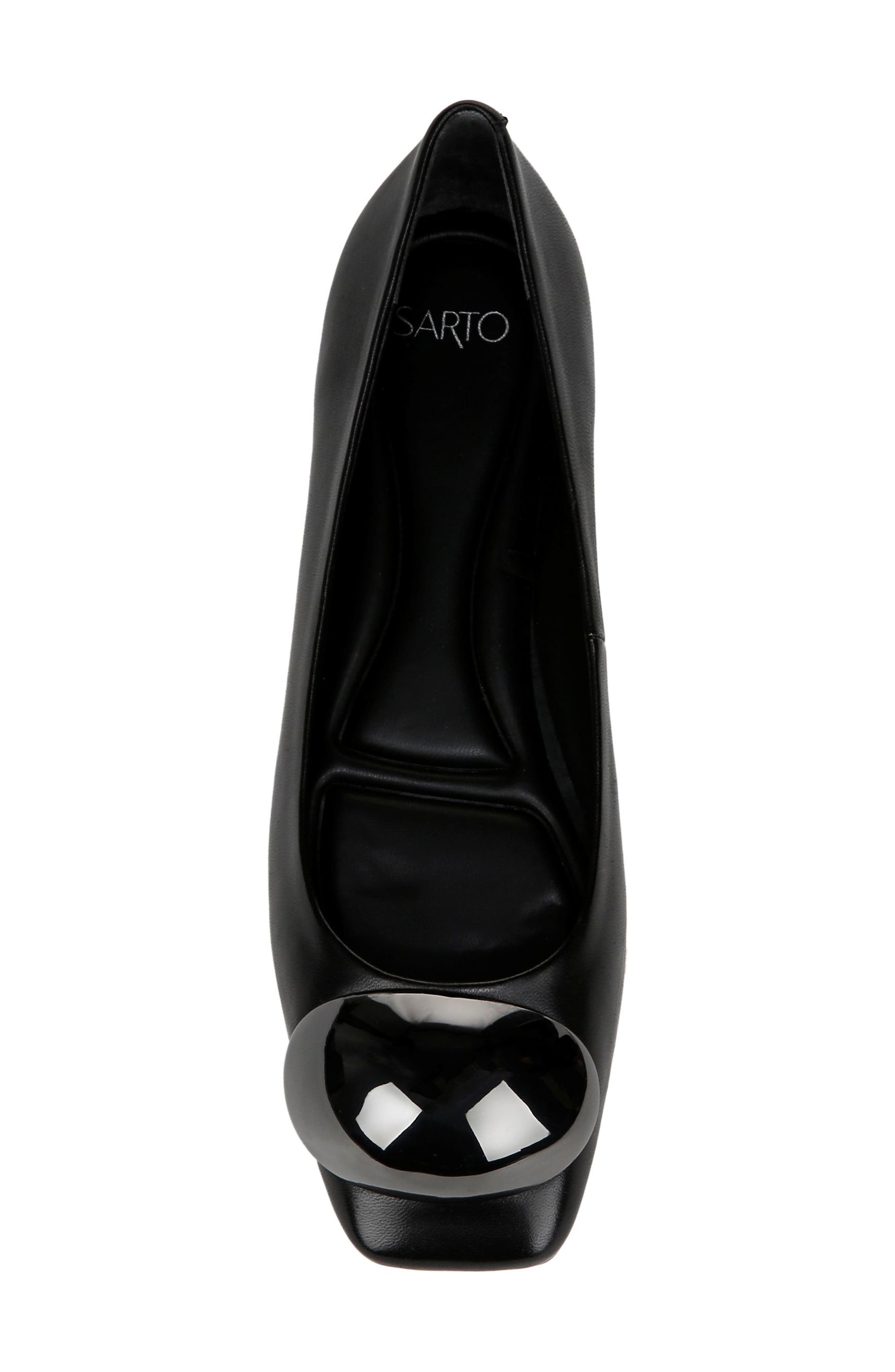 Maya Square Toe Ballet Flat, Alternate, color, BLACK