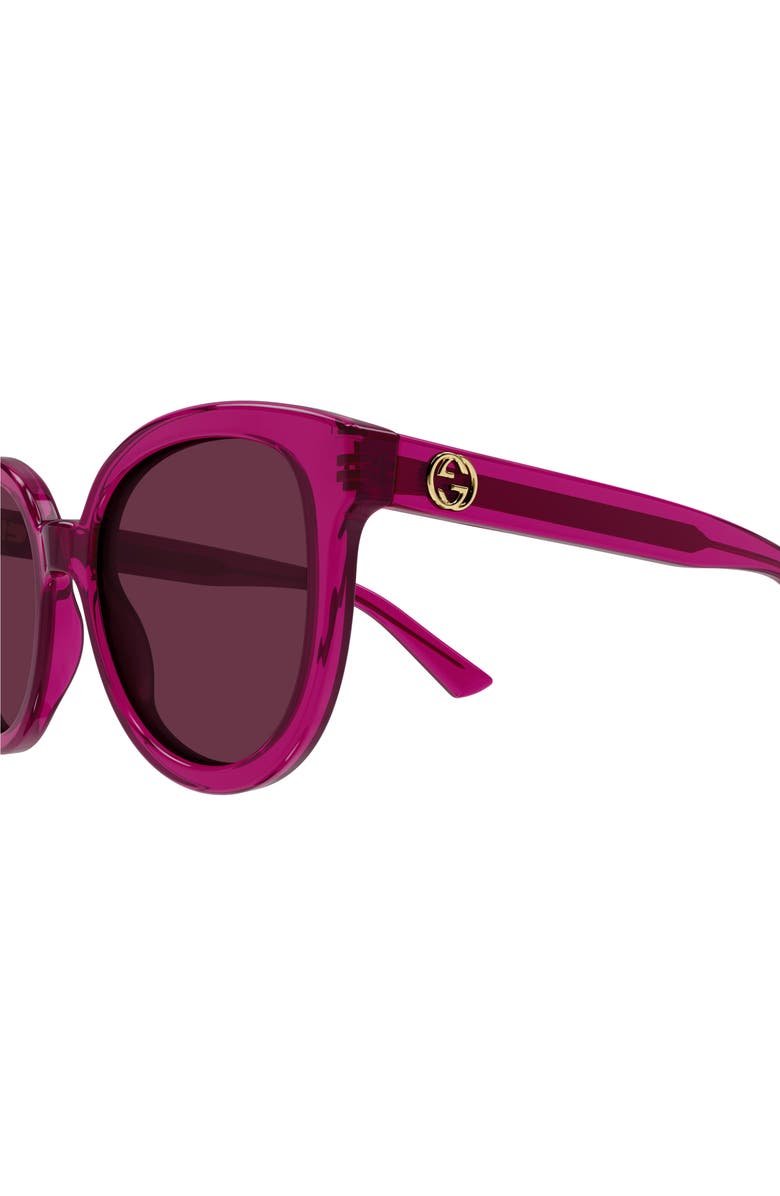 Gucci 54mm Oval Sunglasses, Alternate, color,