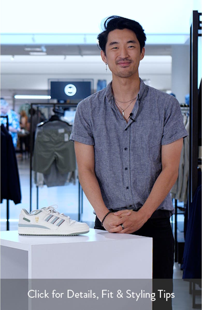 x Hoop York City Forum Low Basketball Sneaker, sales video thumbnail