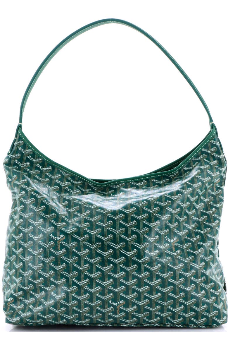 Pre-Owned Goyard Boheme Hobo Coated Canvas, Alternate, color, Green