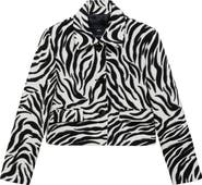 MANGO Zebra Print Jacket