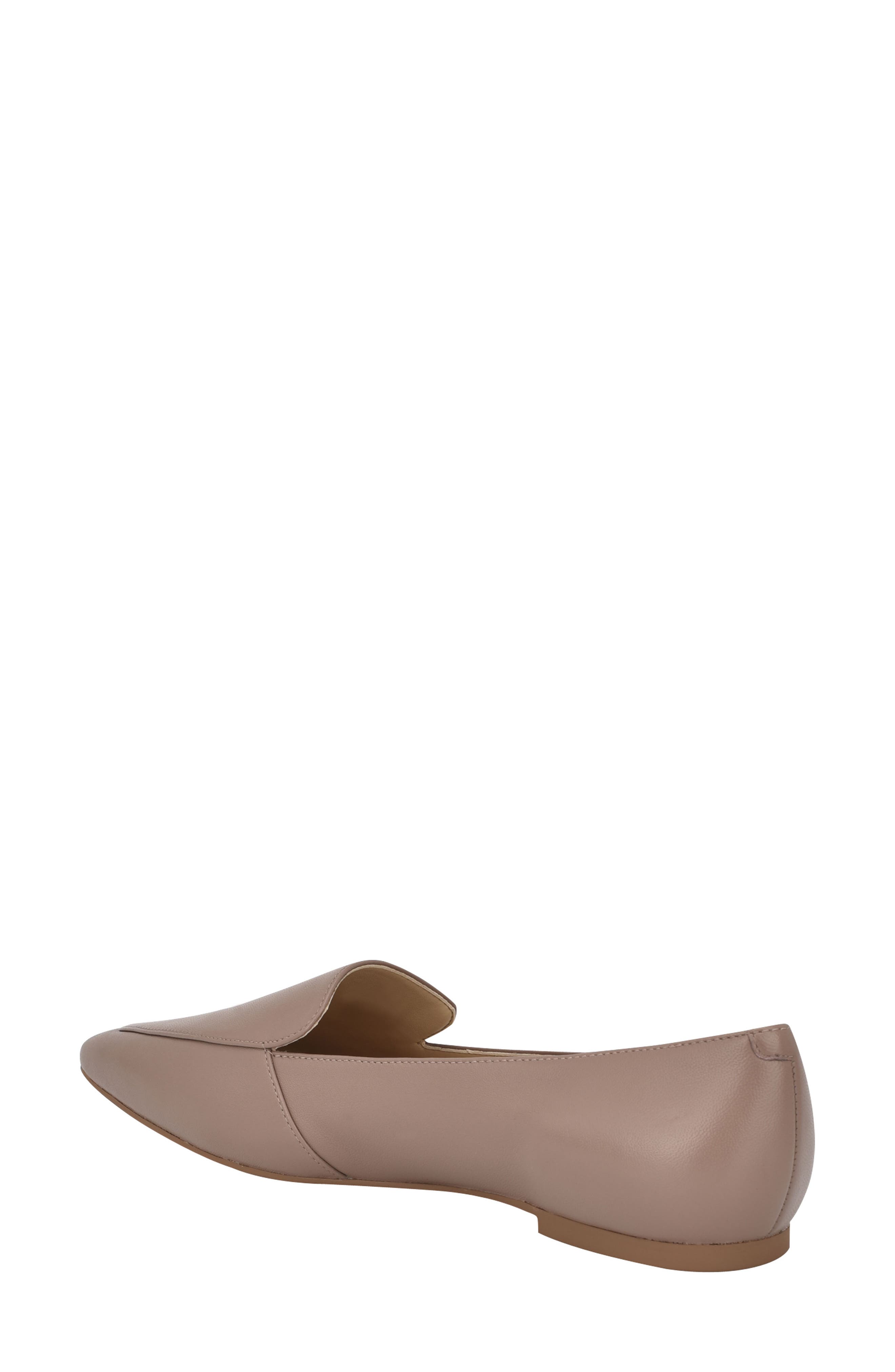 Enaba Square Toe Loafer, Alternate, color, TAUPE LEATHER