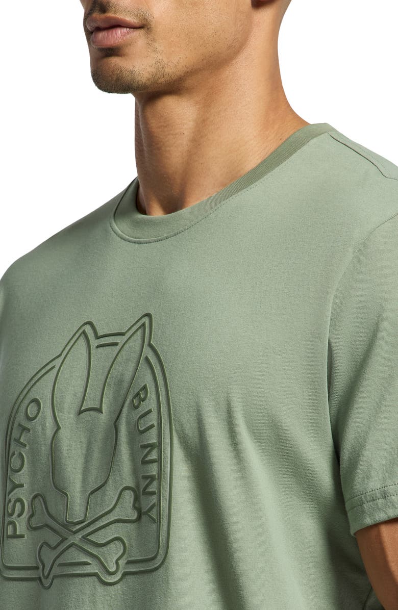 Psycho Bunny Melbourne Dimensional Logo Graphic T-Shirt, Alternate, color, 