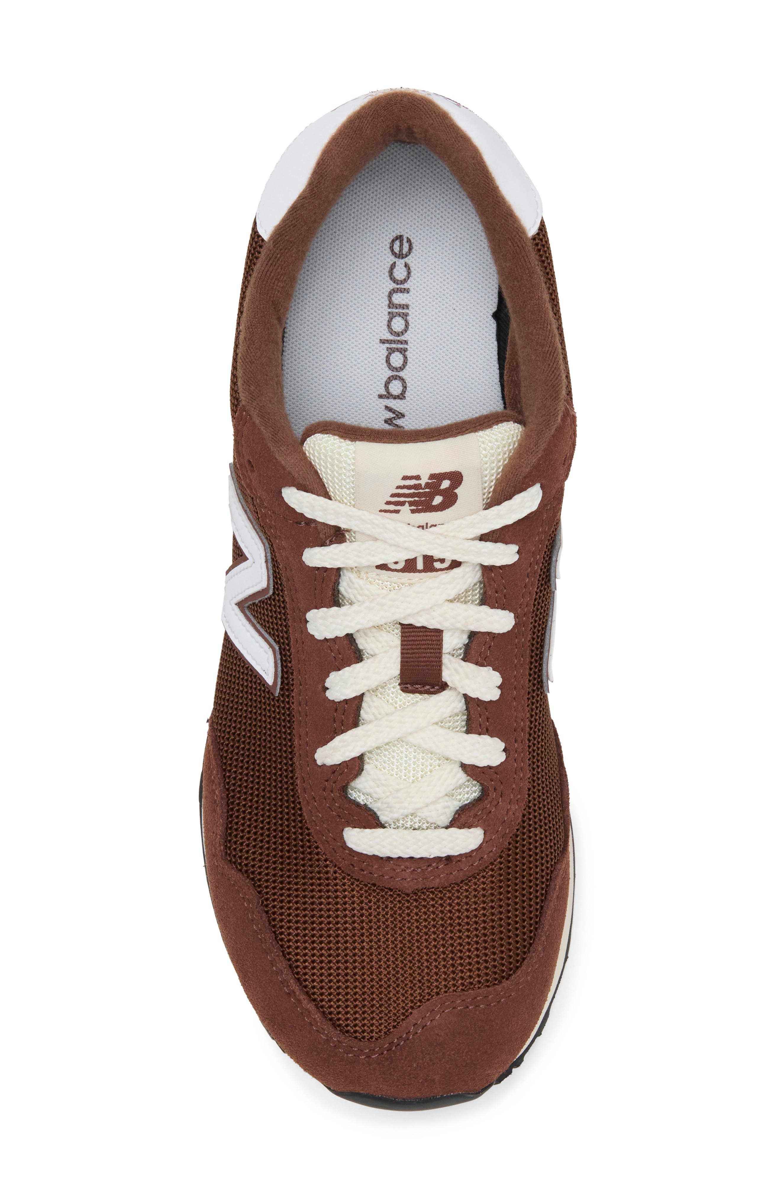 515 Sneaker, Alternate, color, RICH OAK/ NB 103 WHITE