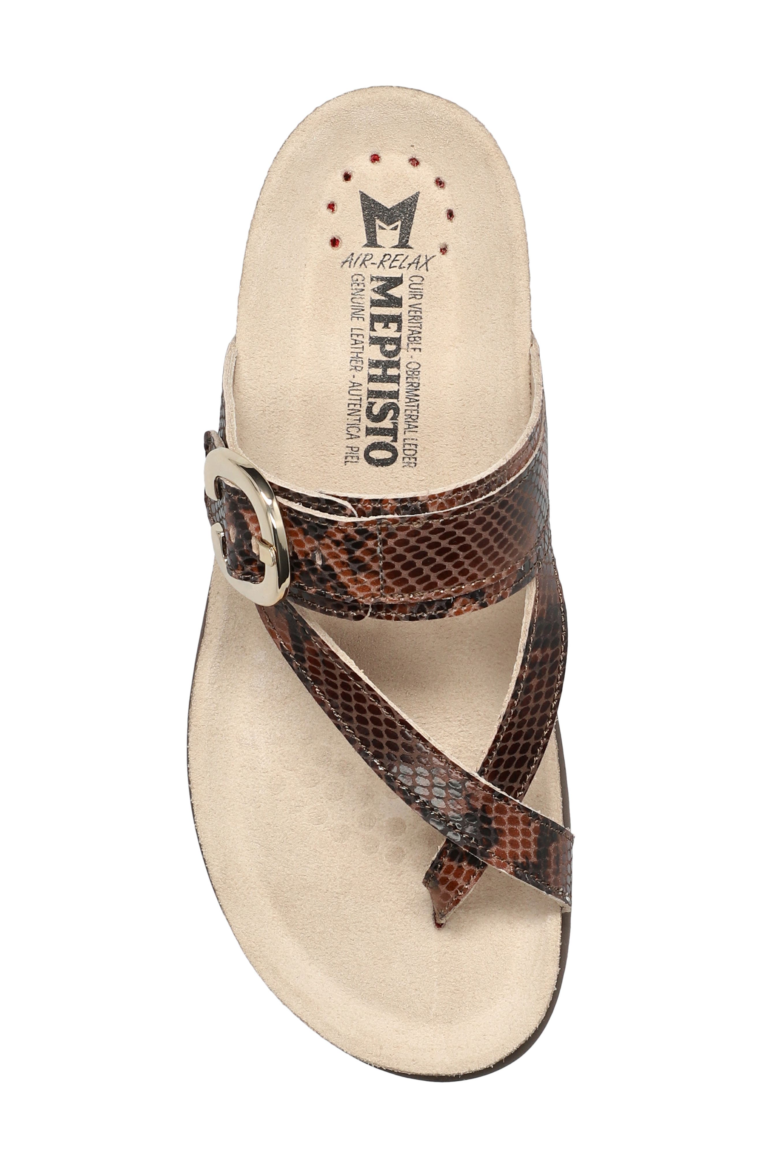 Mephisto Izaora Sandal, Alternate, color, Tobacco