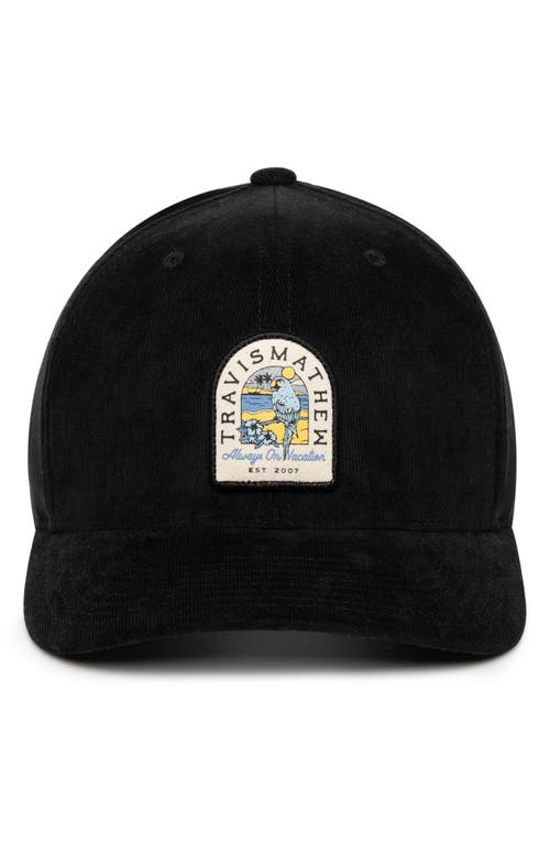 Travismathew Gone Diving Snapback Corduroy Baseball Cap