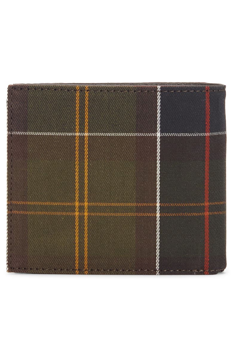Barbour Tartan Plaid RFID Bifold Wallet, Alternate, color, Classic Tartan
