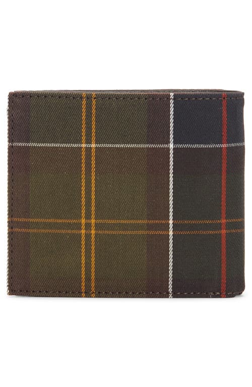 Barbour Mens Tartan Cotton Wallet Classic Tartan In Multi