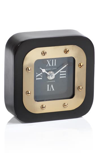 Zodax Mark Lane Table Clock In Black