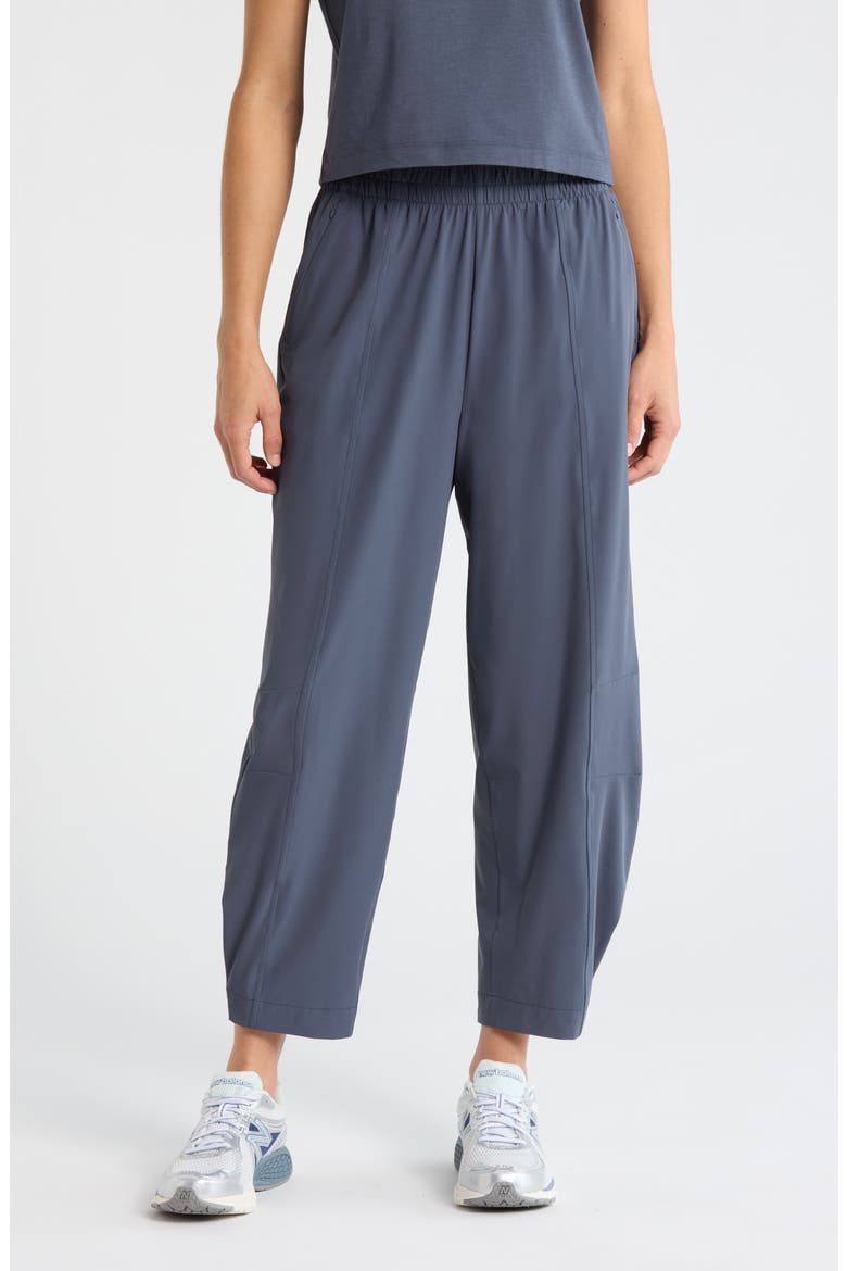Atlas High Waist Utility Adjustable Ankle Pants, Main, color, NAVY ARMADA