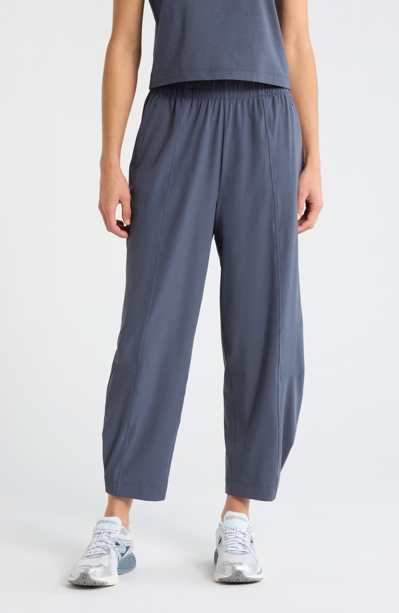 パンツ Atlast&Co. TWOTUCKTROUSERS NAVYSTRIPE 30 Zella Atlas High Waist Utility Adjustable Ankle Pants | Nordstrom