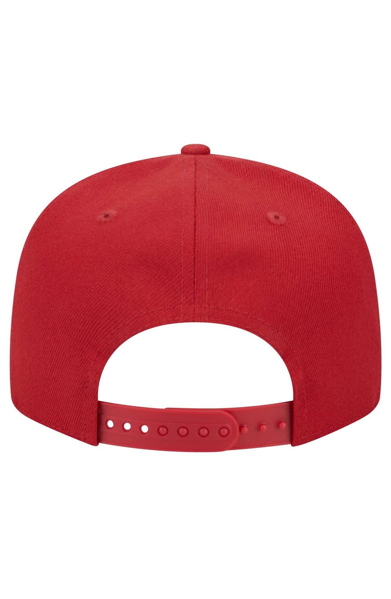 New Era Men's New Era Crimson Indiana Hoosiers Team Script 9FIFTY Snapback Hat, Alternate, color,