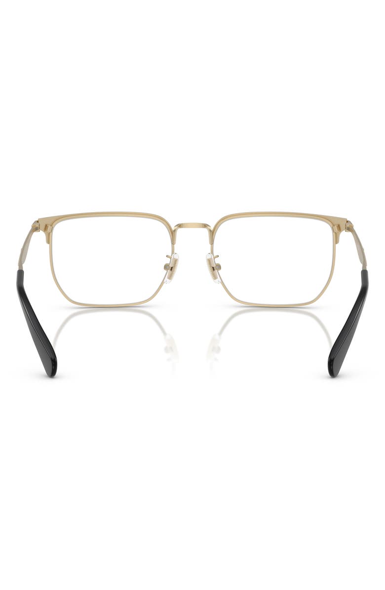 COACH 57mm Rectangular Optical Glasses, Alternate, color, 