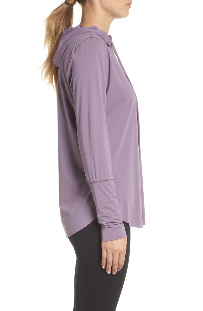 Maaji Waves Lilac Crop Top, Alternate, color, 