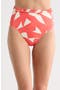  Ivory/ Coral Cut Out Block Geo