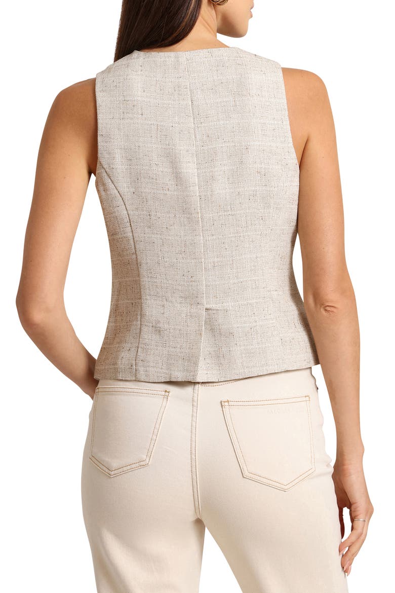 Tweed Suit Vest, Alternate, color, TAN