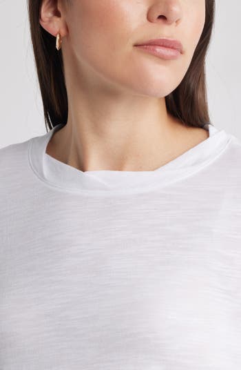 Twist Crewneck Long Sleeve T-Shirt