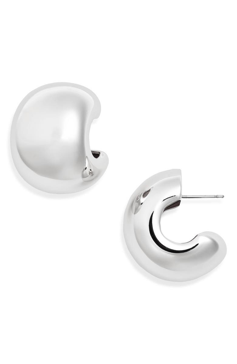 Jenny Bird Gemma Hoop Earrings, Main, color, High Polish Silver