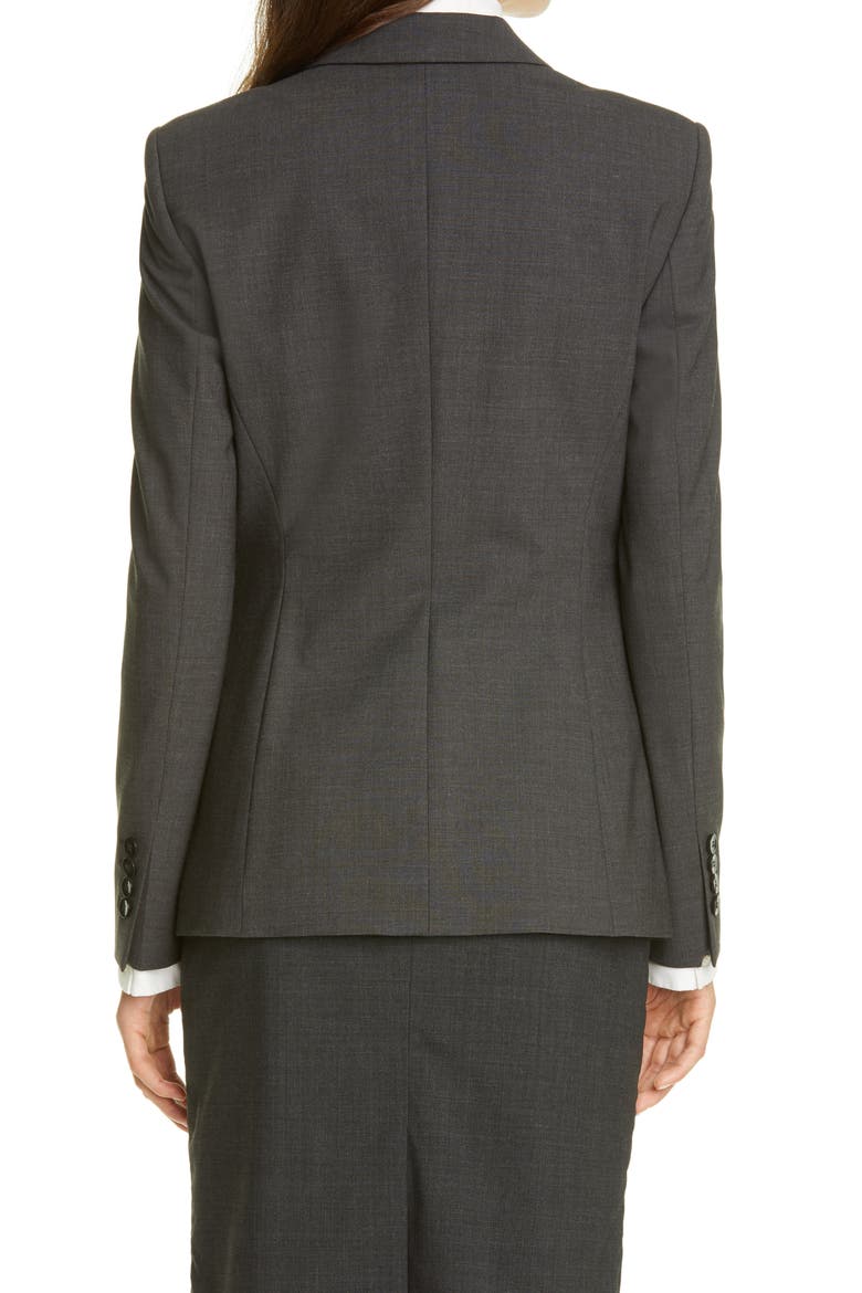 Jabina Stretch Tropical Wool Jacket, Alternate, color, CHARCOAL