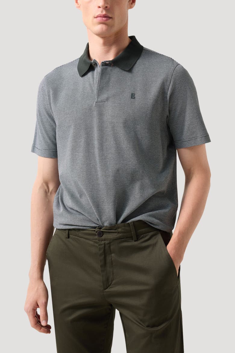 Wynn Polo Shirt, Alternate, color, Olive green/white