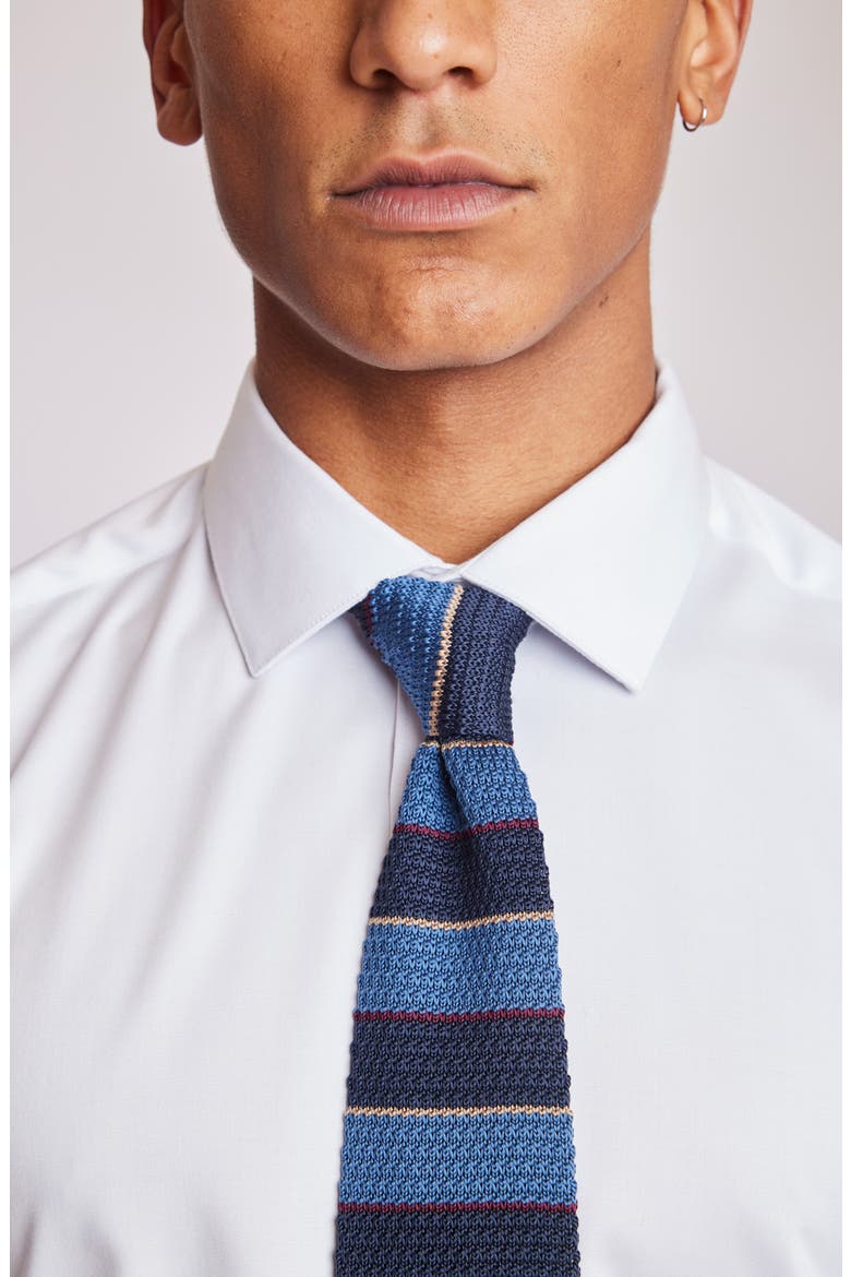 Stanley Stripe Knit Tie, Alternate, color, ARCTIC NAVY MULTI