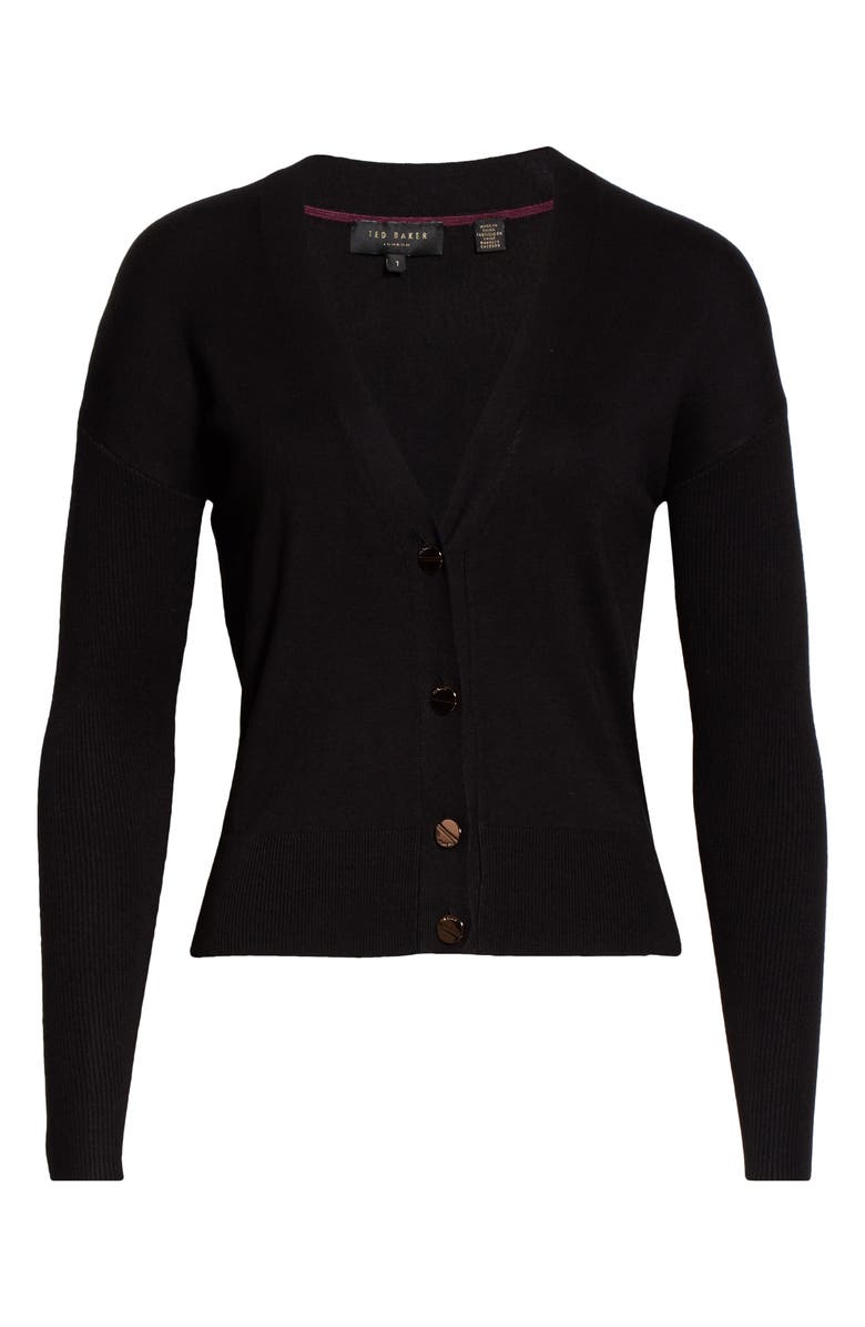 Ted Baker London Aubreiy V-Neck Cardigan, Alternate, color, 