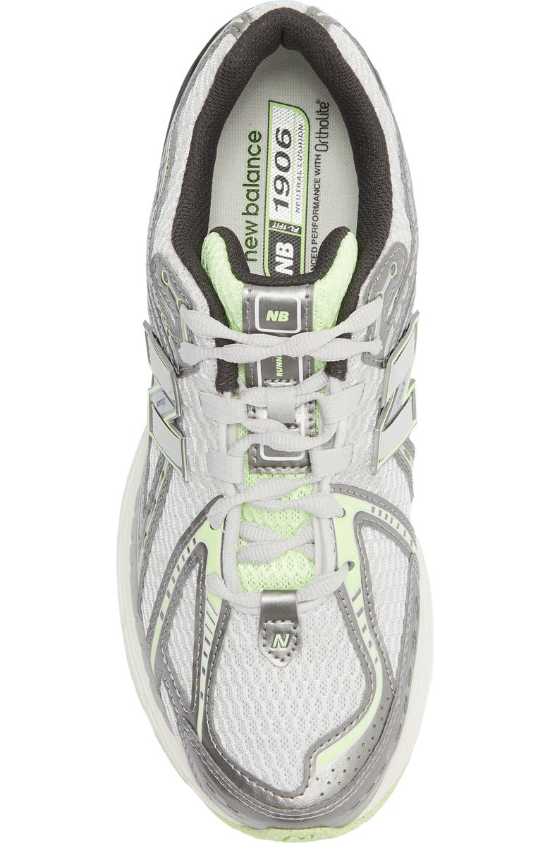 New Balance 1906R Running Shoe, Alternate, color, Silver Metallic/ Mint Flash