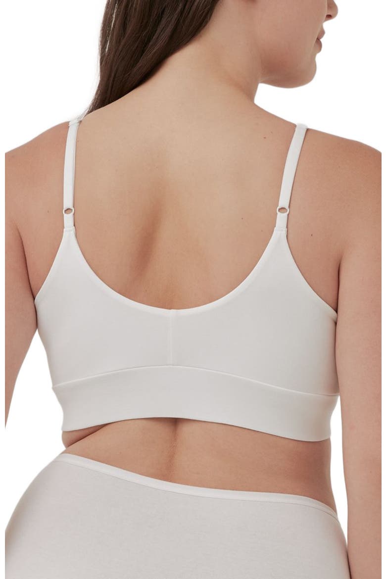 Organic Cotton Everyday Classic T-Shirt Bra, Alternate, color, White