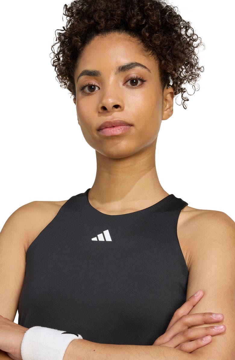 adidas Tennis Climacool Dress & Bike Shorts, Alternate, color, Black/ White