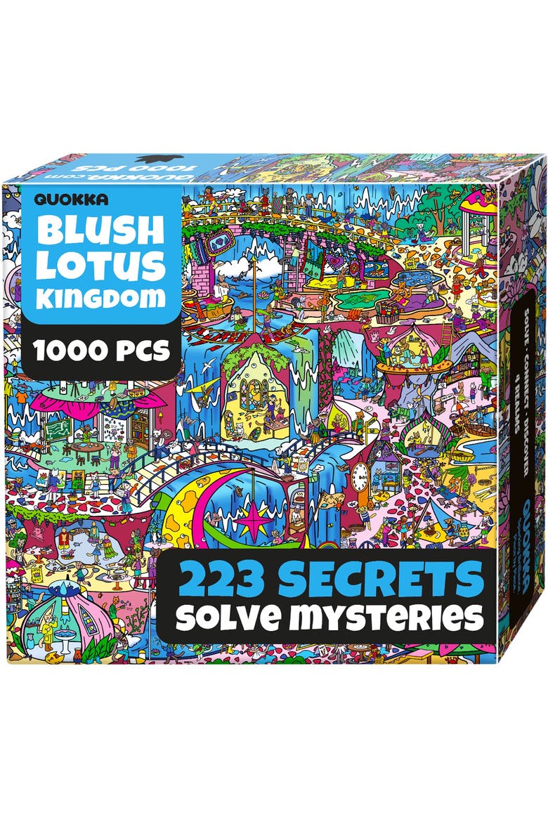 1000 Piece Jigsaw Puzzle for Adults - Furfloat Kingdom, Twigtail Kingdom, Rocktail Kingdom & Blush Lotus Kingdom, Main, color, Blush Lotus Kingdom