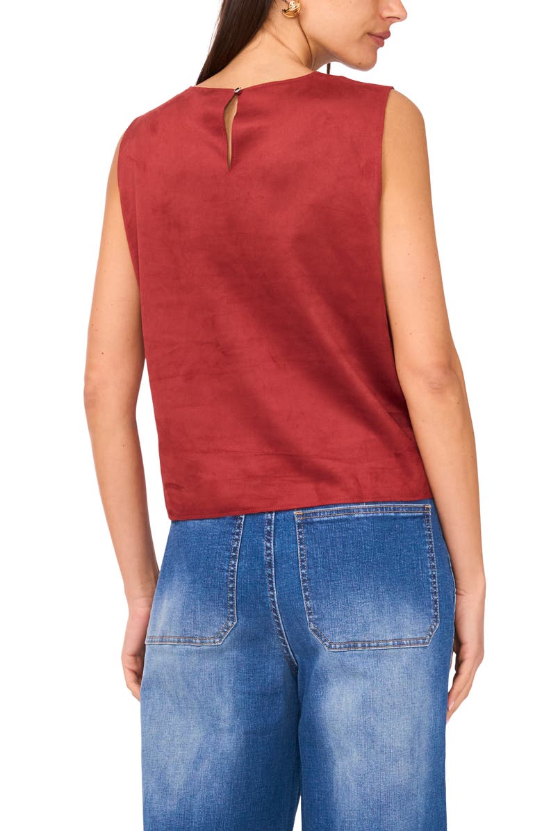 Vince Camuto Faux Suede Tank, Alternate, color, Rustic