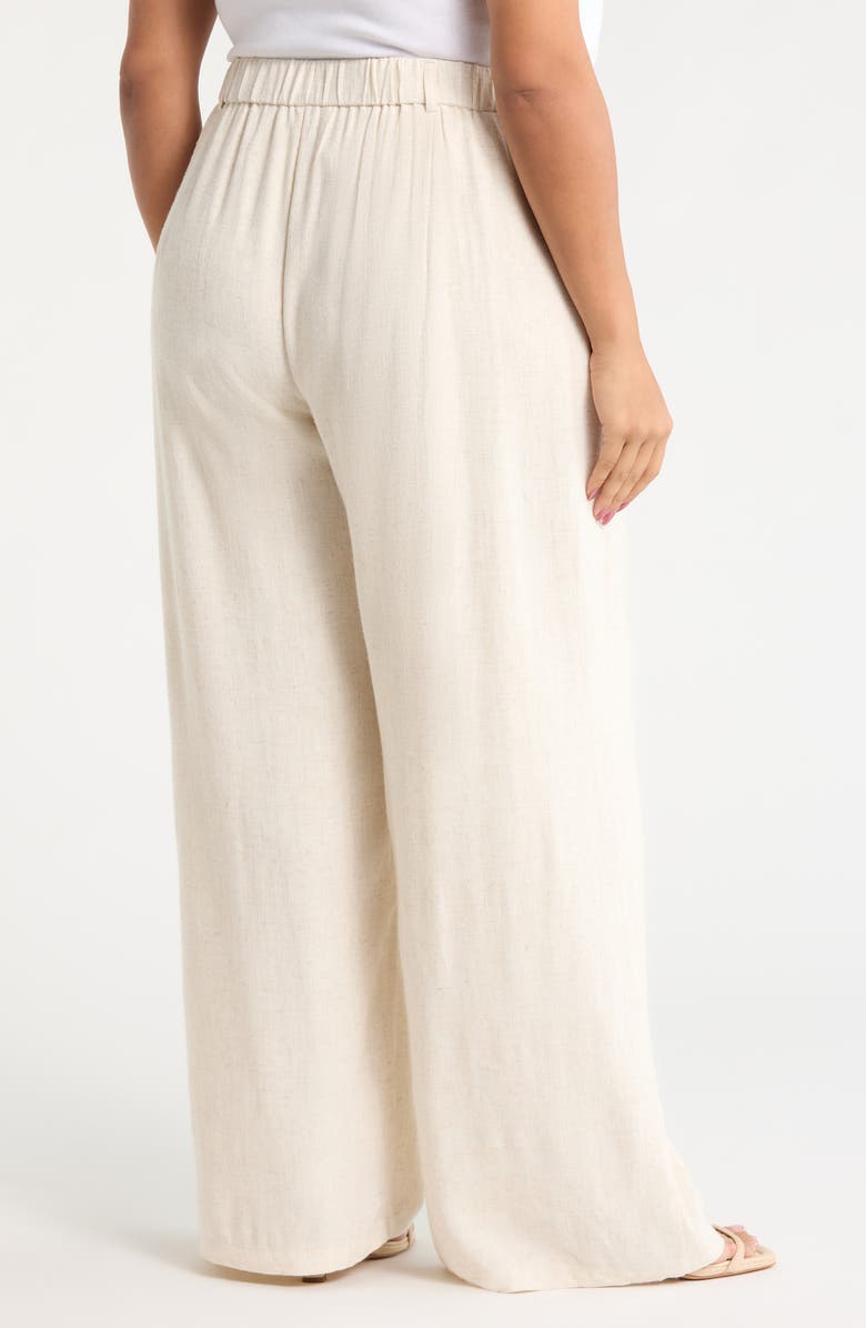 SUGARLIPS Presley Chelsea Wide Leg Pants, Alternate, color, Natural