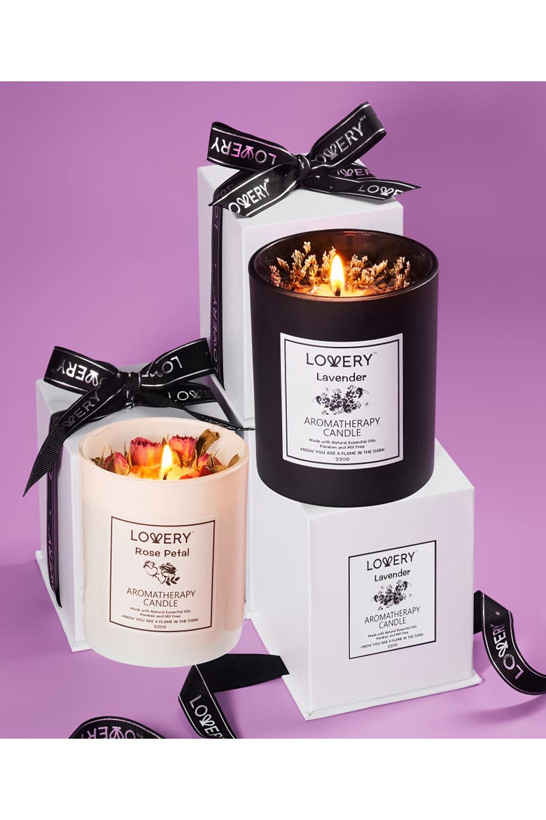 Aromatherapy Scented Soy Candle Duo, Alternate, color, White