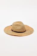 Hat Attack Raffia Crochet Continental