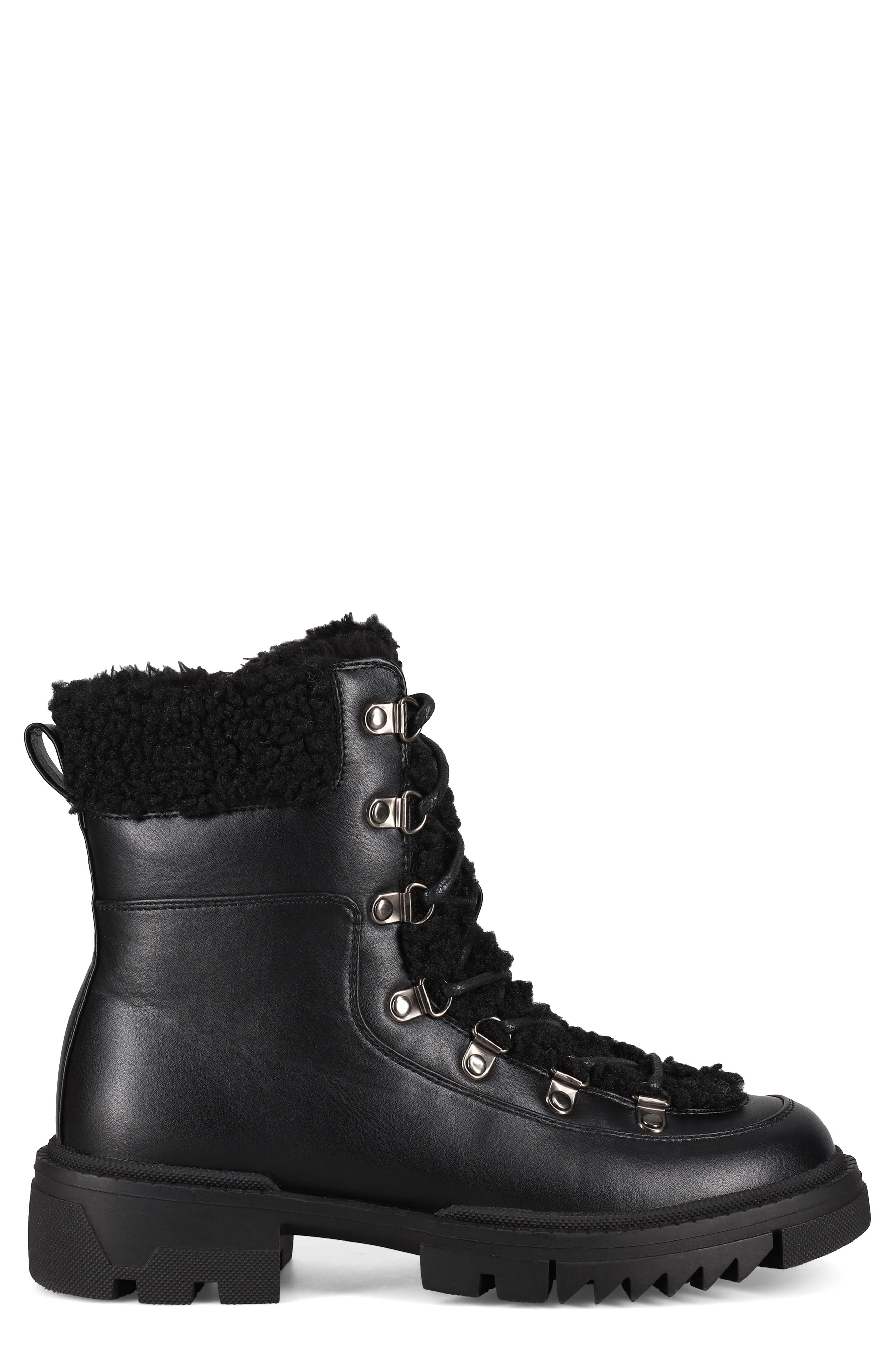 AQUATHERM BY SANTANA CANADA Nessa Faux Fur Lug Sole Boot, Alternate, color, 