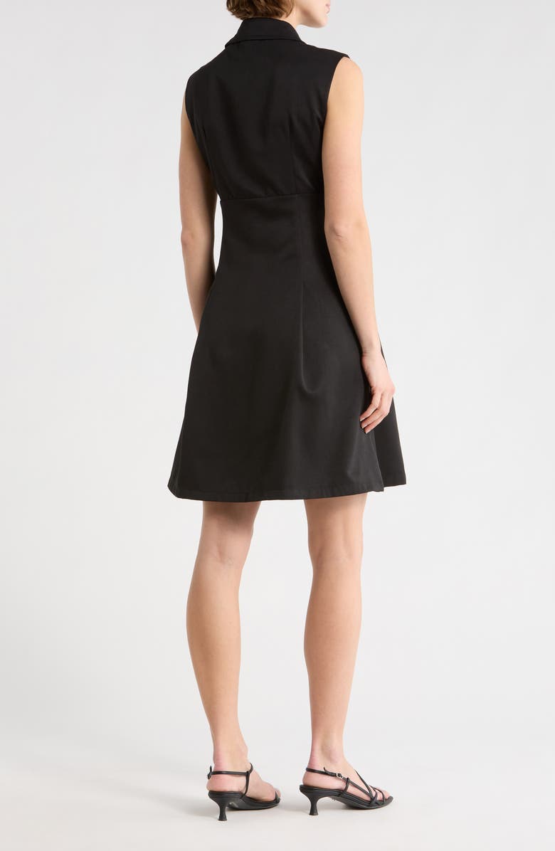 AREA STARS Trey Sleeveless Trench Dress, Alternate, color, Black