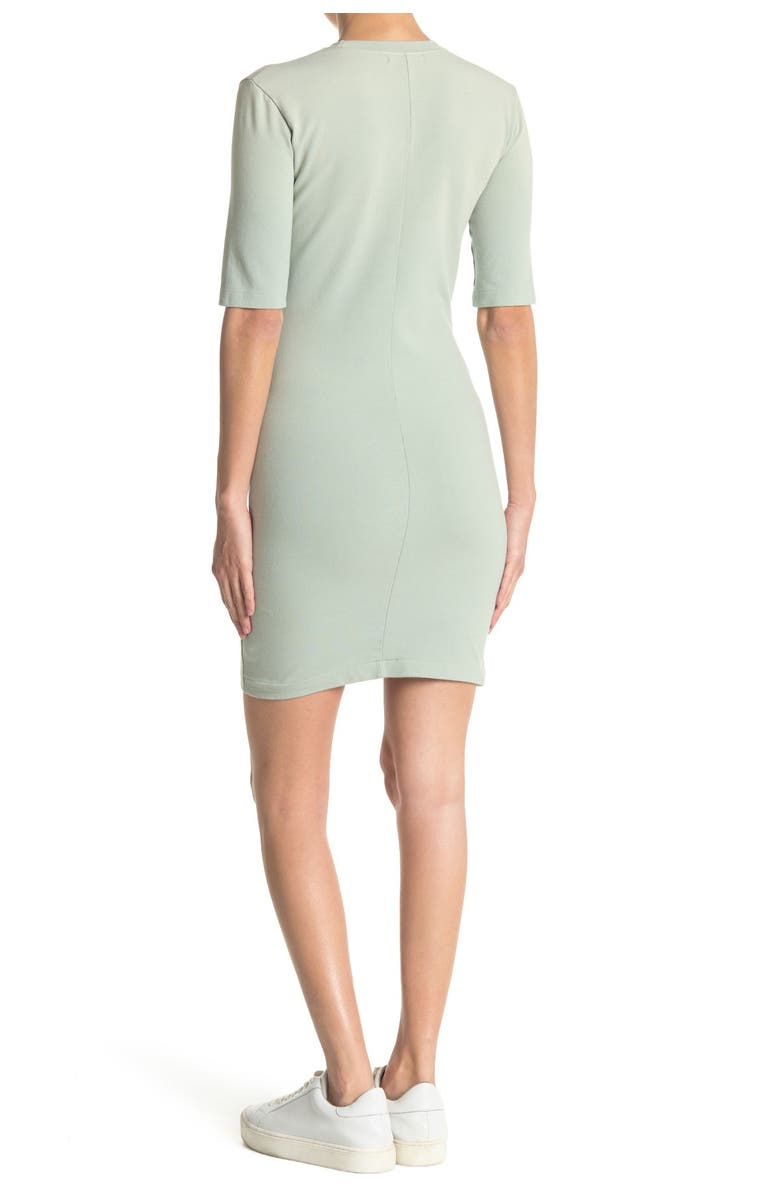 John Elliott Short Sleeve Sheath Dress, Main, color,