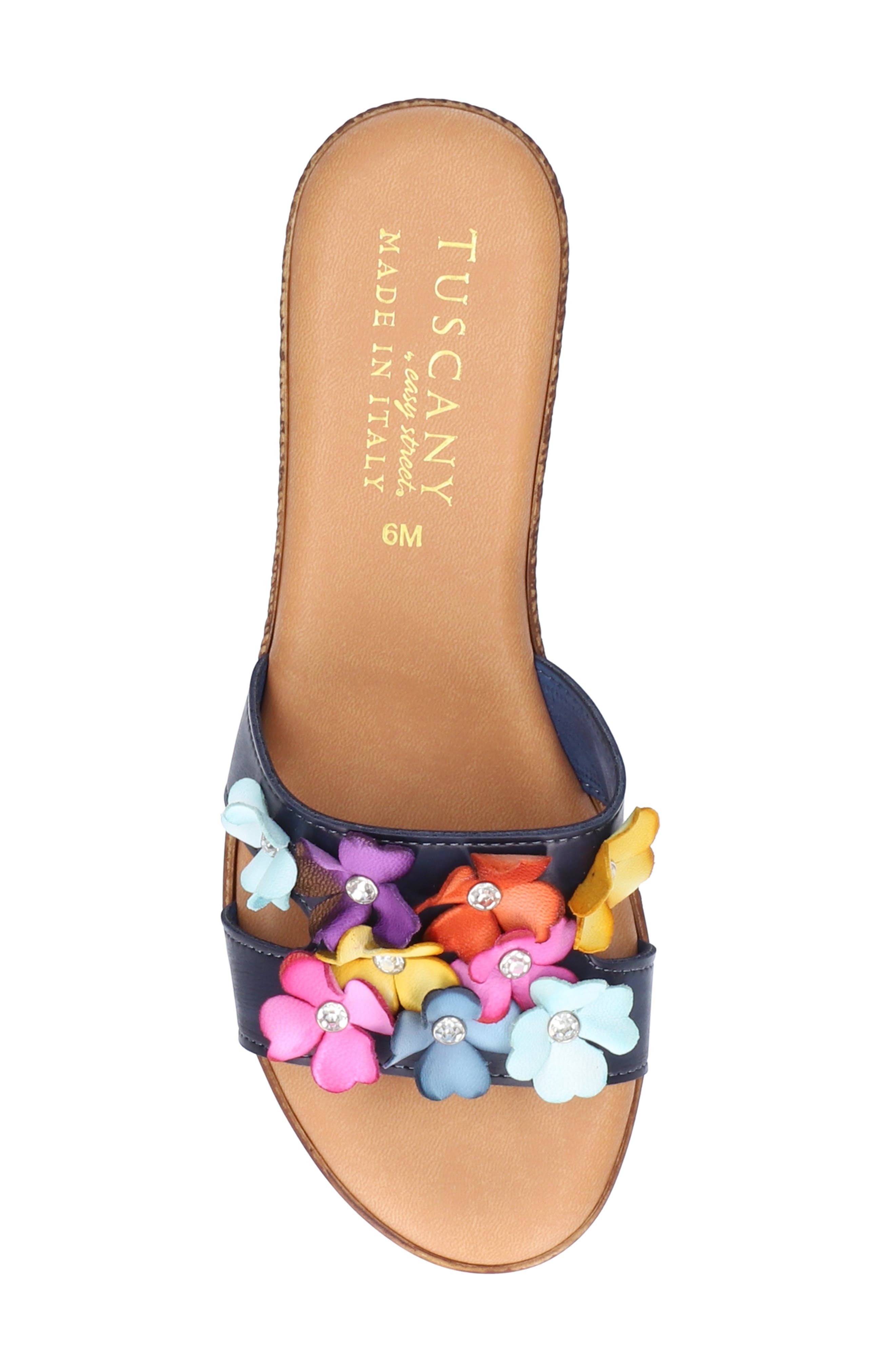 TUSCANY by Easy Street<sup>®</sup> Lilla Wedge Slide Sandal, Alternate, color, 