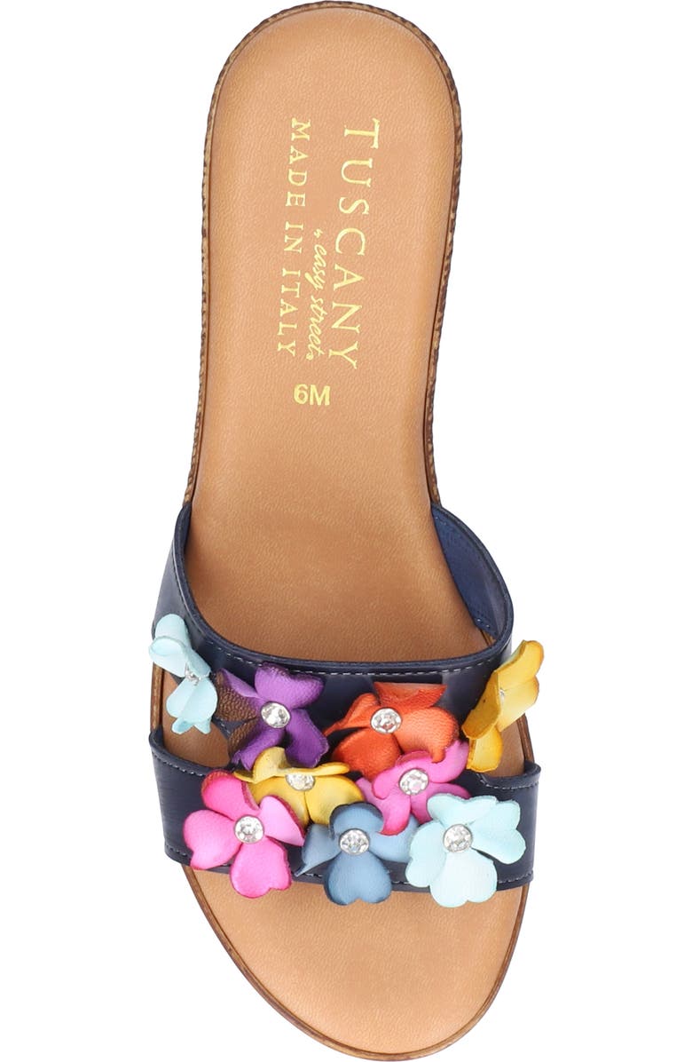 TUSCANY by Easy Street<sup>®</sup> Lilla Wedge Slide Sandal, Alternate, color,