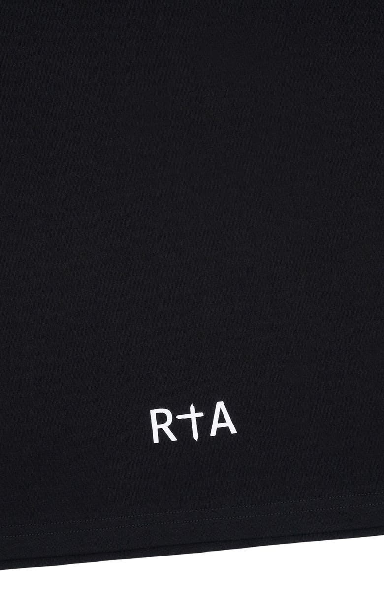 RtA Colin Ascending Logo Oversize Graphic T-Shirt, Alternate, color, Black Ascending Rta